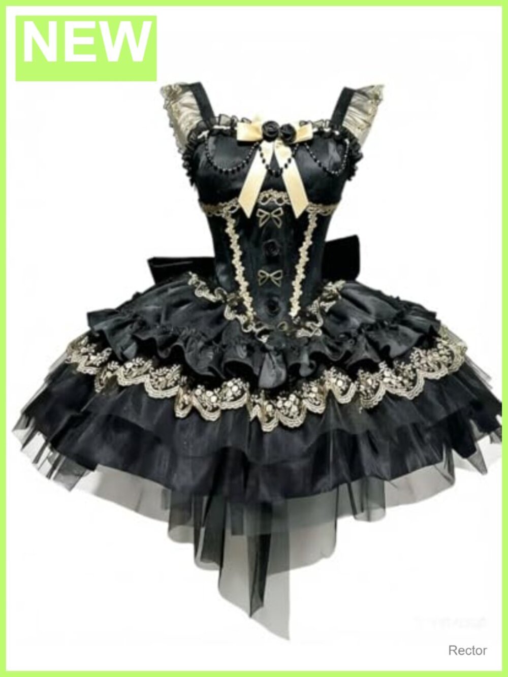 Victorian Lolita Princess Dress Ruffles Lace Bow Tea Party Costume